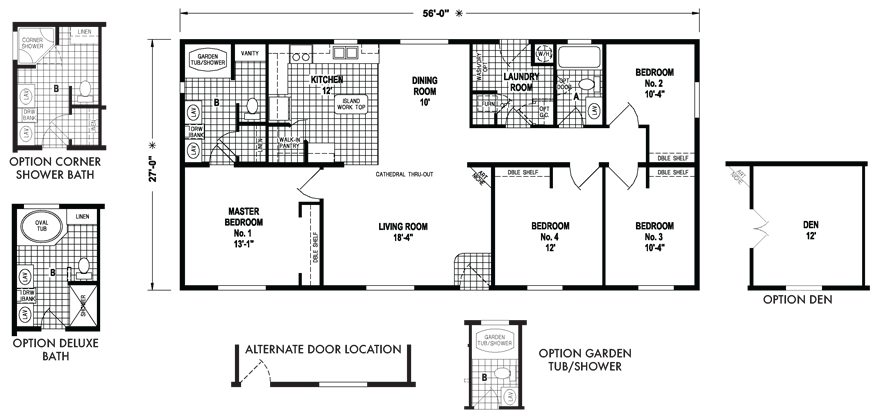 Veneta 28 X 56 1512 Sqft Mobile Home Factory Expo Home Centers