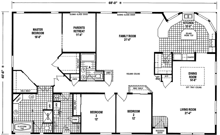 Bedroom Triple Wide Mobile Home Floor Plans Texas Viewfloor Co